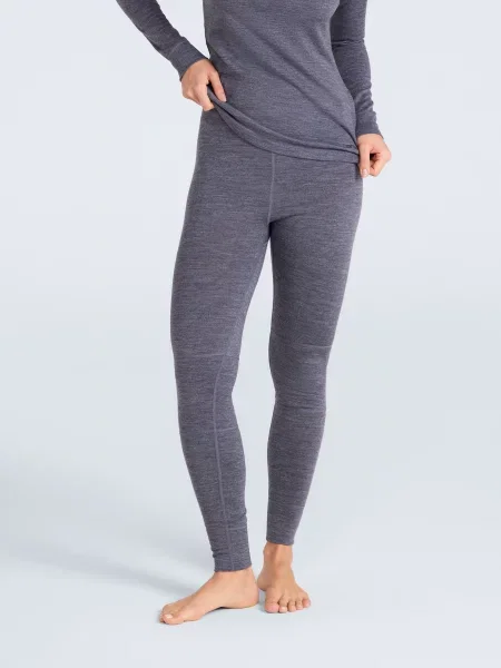 Animal legginsy termoaktywne z wełny Merino Grey szare
