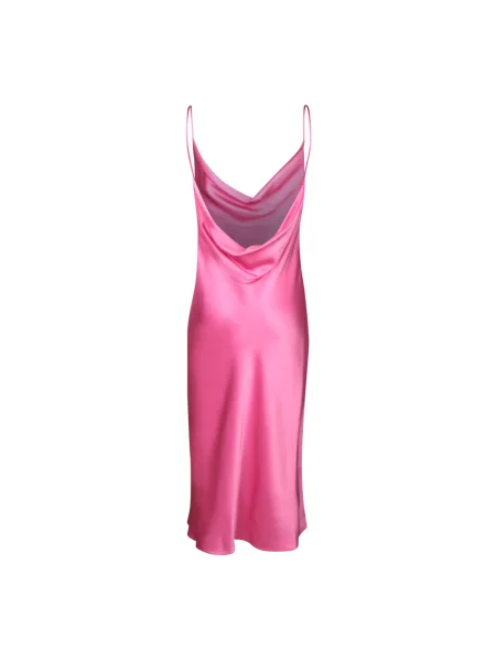Sukienka midi Stella Mccartney bez rękawów różowa