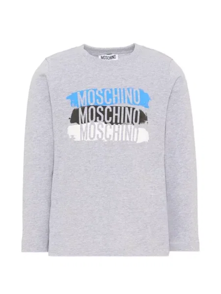 Marškinėliai Moschino pilka