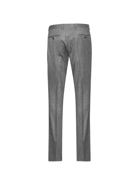 Вълнени тесни панталон Zegna сиво
