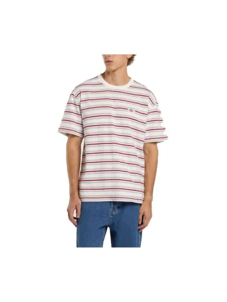 Polo Dickies cu dungi alb