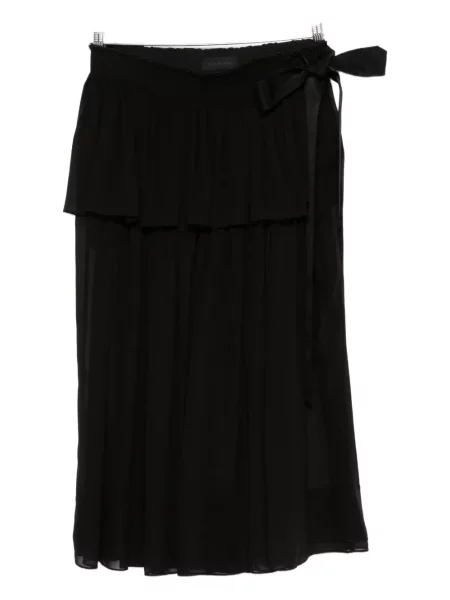 Pantaloni Lanvin cu funde negru