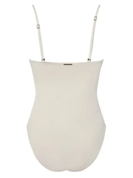 Calvin Klein Swimwear Jednodílné plavky béžová