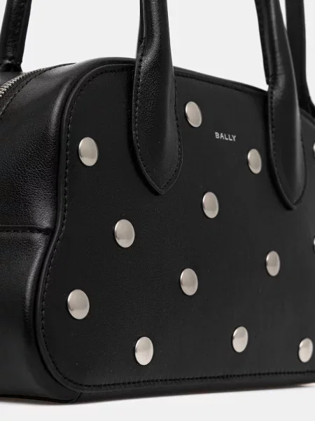 Шкіряна сумочка Bally чорний