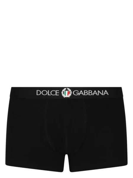 Bokserki Dolce And Gabbana z nadrukiem czarne