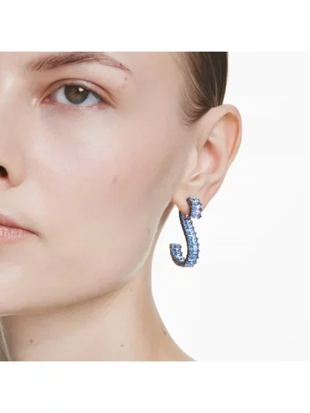 Kolczyki Swarovski niebieskie