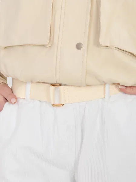 Pantaloni Italy Moda alb