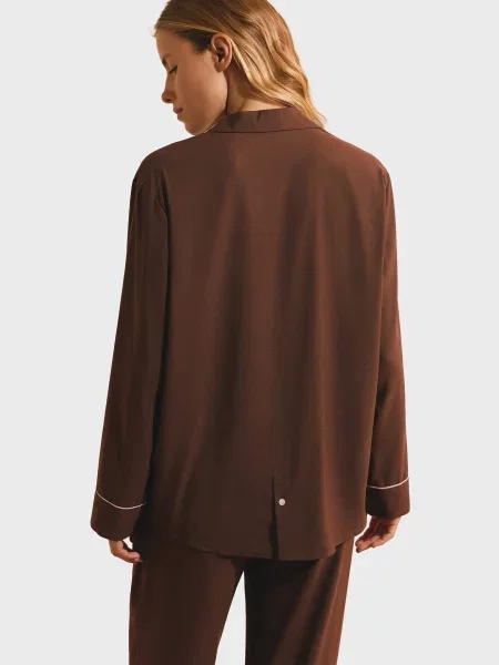 Рубашка Etam коричневая
