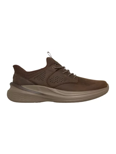 Sneakersy Skechers brązowe