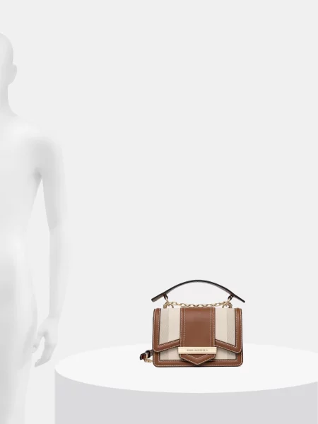 Кожаная сумка Karl Lagerfeld