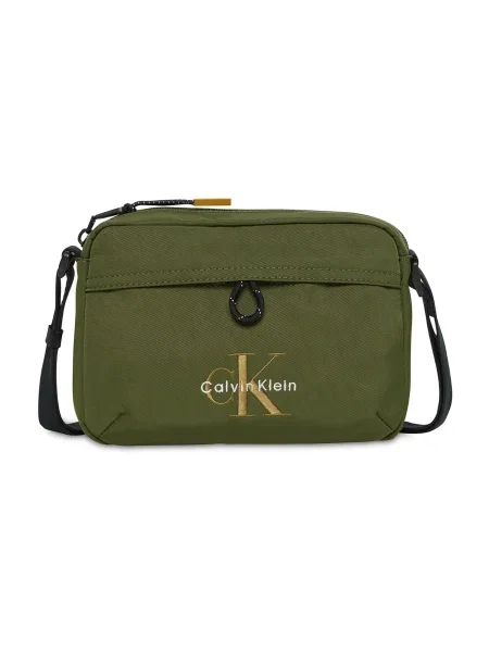Geantă crossover Calvin Klein Bold Camera Bag verde