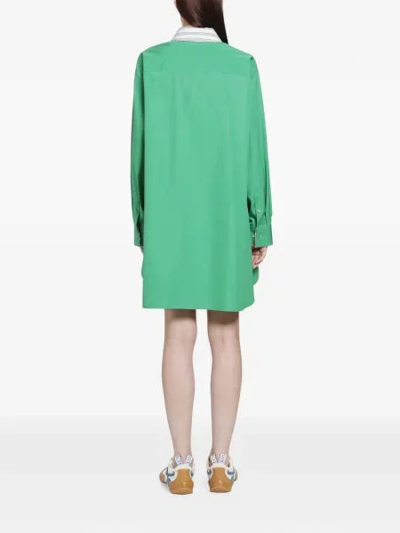 Rochie tip cămașă Loewe verde