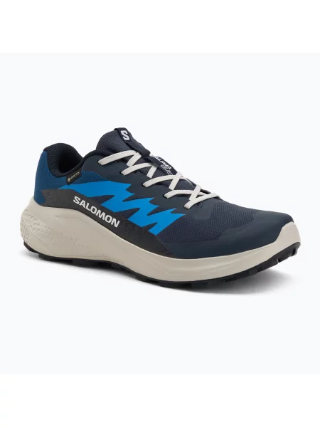 Кросівки для бігу Salomon Alphaglide GTX blue night/lunar rock/french blue сині