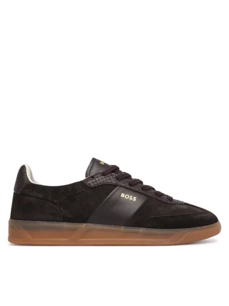 Sneakers BOSS Brenta închis maro
