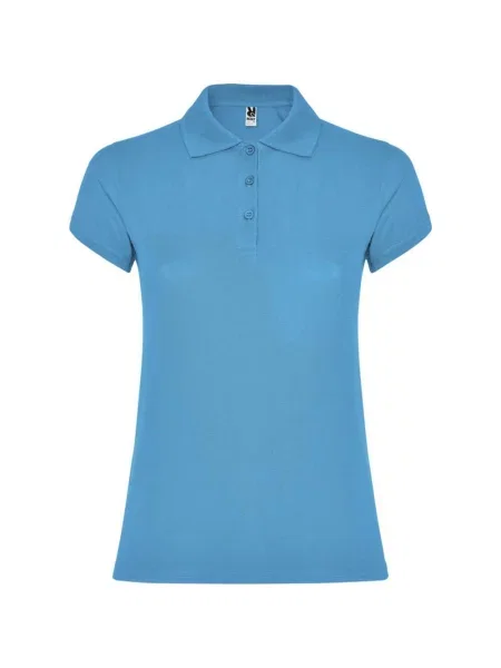 Koszulka Polo W niebieska