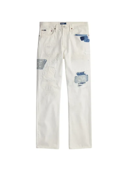 Ριγέ δερμάτινος κάλτσες Polo Ralph Lauren με κορδόνι μαύρο