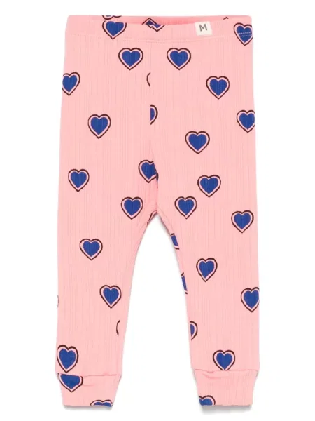 Legginsy dziecięce Mini Rodini różowe
