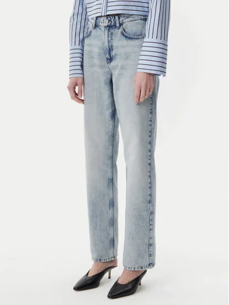 Blugi Day Birger Et Mikkelsen cu talie înaltă albastru