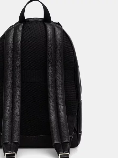 Plecak Calvin Klein Bold Pebble Round Backpack Black Universal czarny
