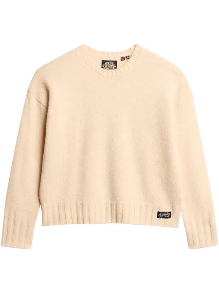 Superdry & Co Pulover Essential bej negru