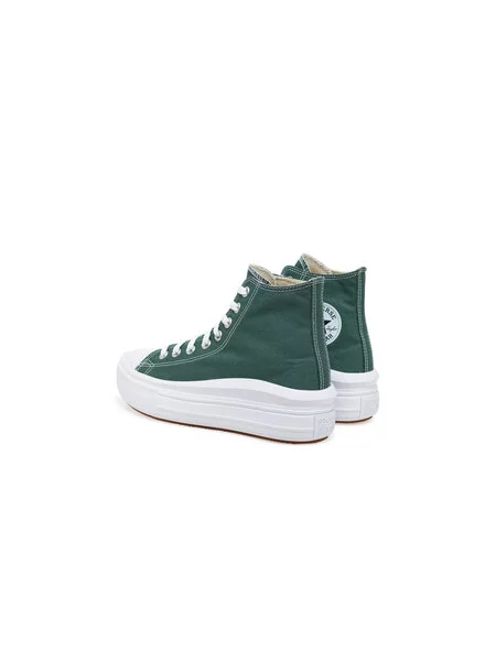 Plátěnky Converse Chuck Taylor All Star Move Platform zelená