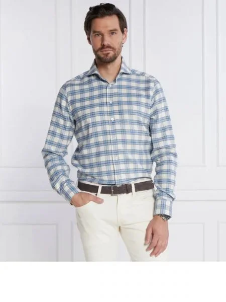 Emanuel Berg Cămașă | Modern fit albastru
