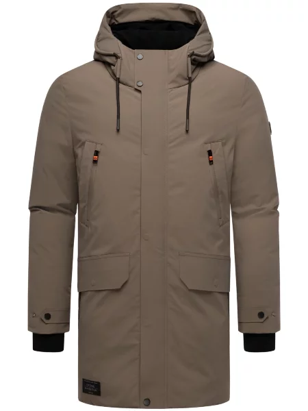 STONE HARBOUR Zimski plašč Kitraan svetlo rjava črna