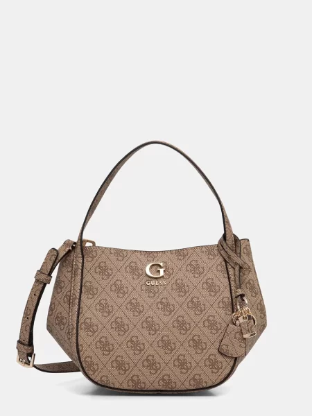 Guess geantă crossbody pentru femei cu imitație de piele COLEEN bej