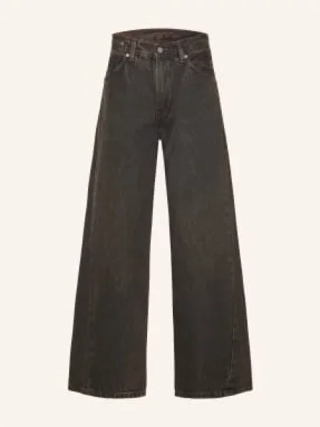 Levi's® Jeansy Twisted Baggy Wide Leg O Szerokim Kroju schwarz