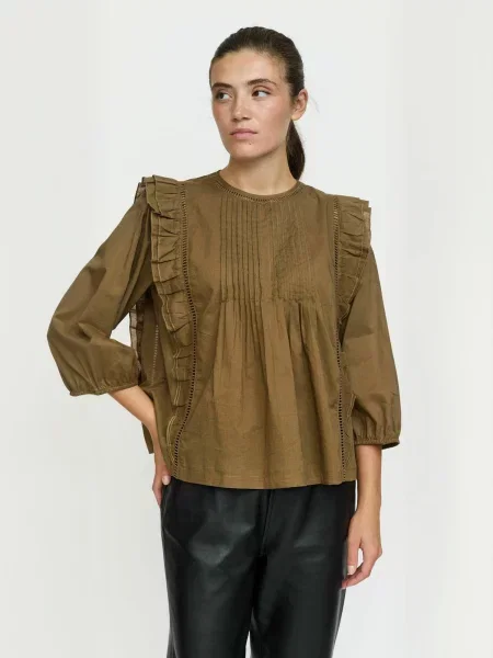 Soft Rebels Tricou SRSunny cămilă maro