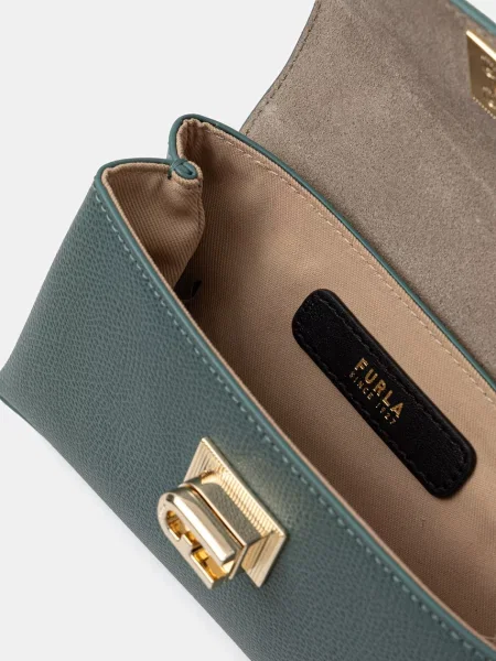 Кожаная сумка через плечо Furla
