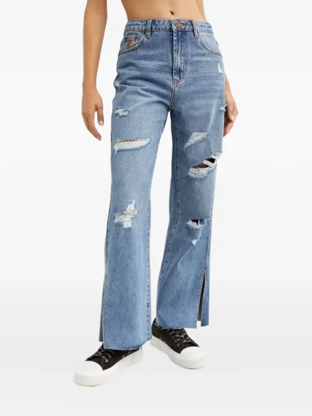 Blugi One Teaspoon zdrențuiți albastru