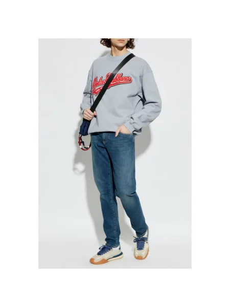 Bluza Dolce And Gabbana z logo szara
