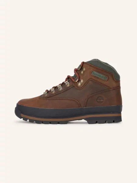 Timberland Botki Sznurowane Euro Hiker braun zielone