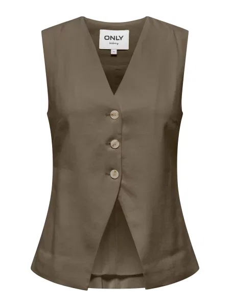 Vestă de costum Only fără mâneci gri