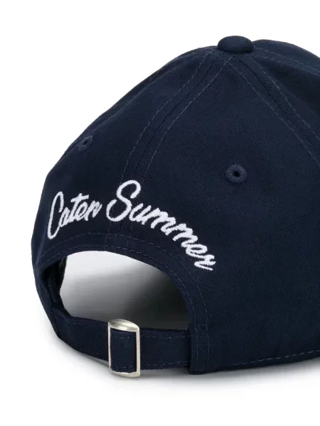Czapka z daszkiem dziecięca Dsquared2 niebieska