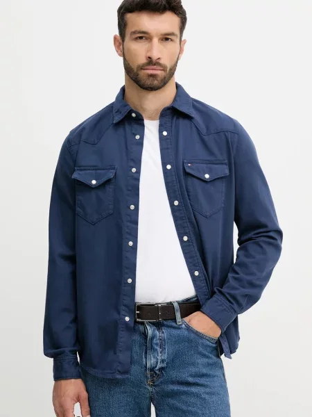 Tommy Hilfiger Jeans srajca modra