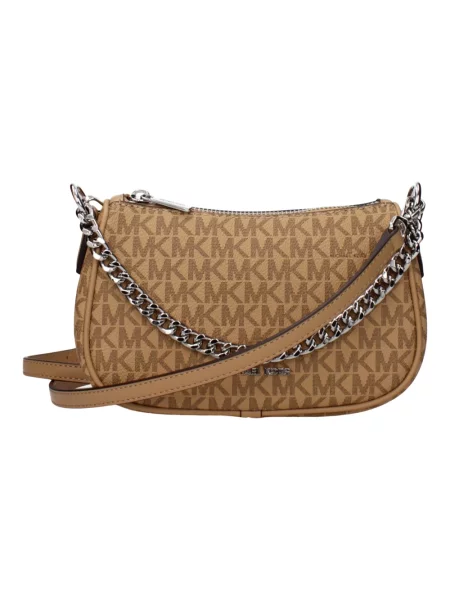 Torebka crossbody Michael Kors z logo brązowa