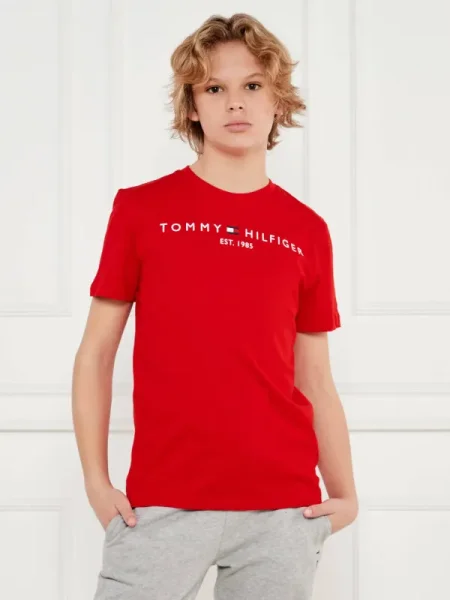 Tommy Hilfiger Póló Essential S Regular Fit piros