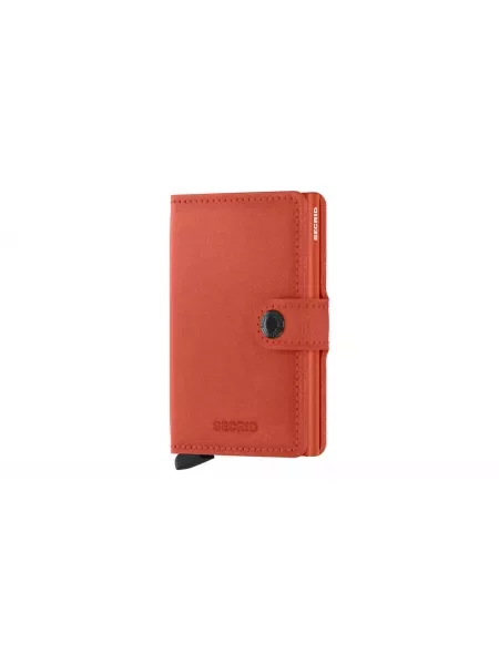 Secrid portfel skórzany Miniwallet Original Orange pomarańczowy