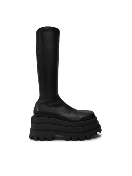 Naked Wolfe Kozačky Sin černá