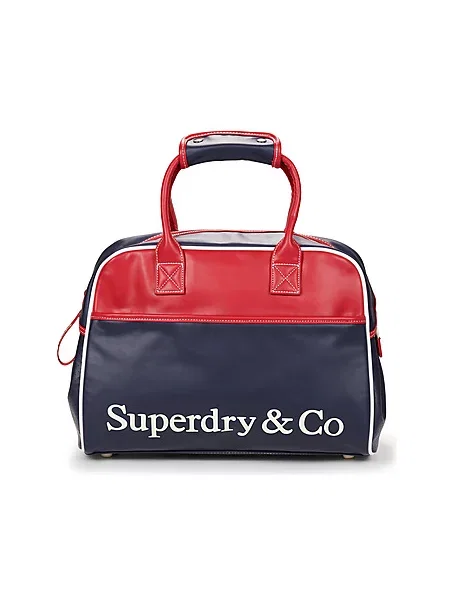 Retro telovadnica športna torba Superdry modra