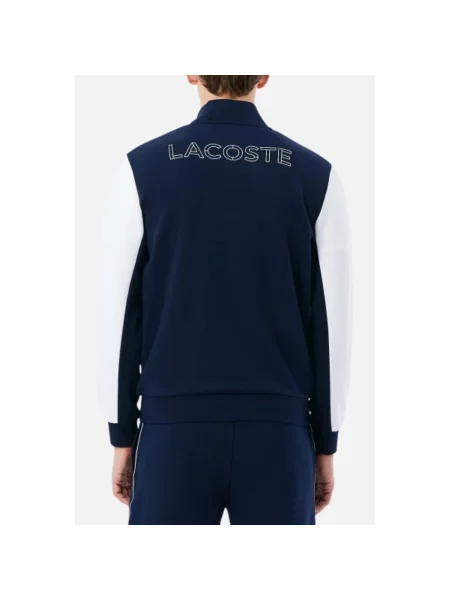 Bluza rozpinana Lacoste niebieska
