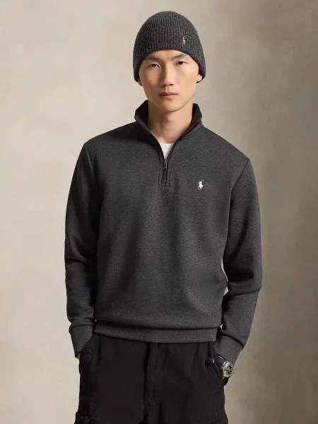 Polo Ralph Lauren Mikina melírovaná / biela sivá