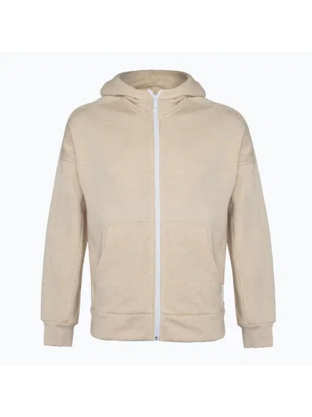 Дамски суитшърт adidas Studio Lounge Fleece Full Zip botanic beige mel бежово