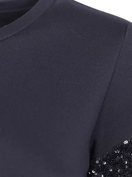 Scurt pulover Emporio Armani negru