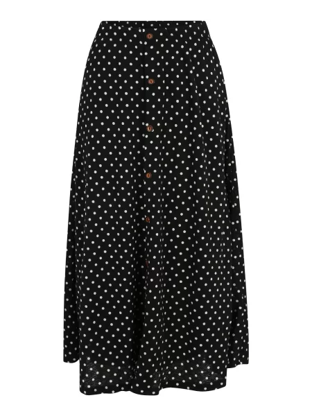 Only Petite Fustă PELLA negru alb