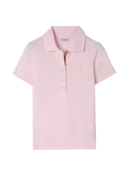 Tricou polo Burberry roz