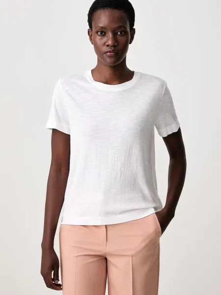 Sisley basic tričko s modalem bílé