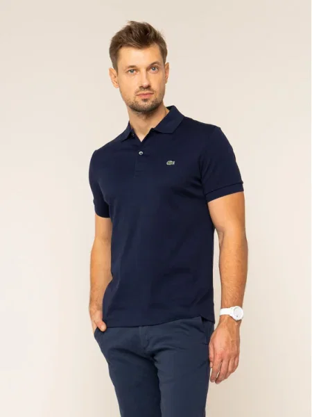 Lacoste Тениска с яка и Тъмносин